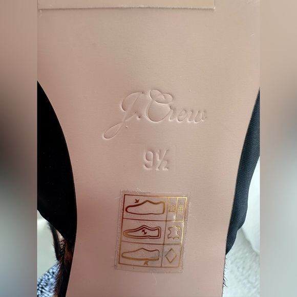 J. Crew Animal Print Slingback Flats with Large Black Bows, New, never worn! - Picture 6 of 13